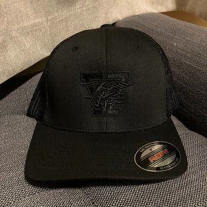 Navy SEAL Team Five logo FlexFit mesh cap - Rare